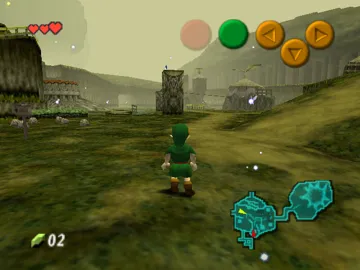 Legend of Zelda, The - Ocarina of Time - Master Quest (Europe) (Debug) (GameCube) screen shot game playing